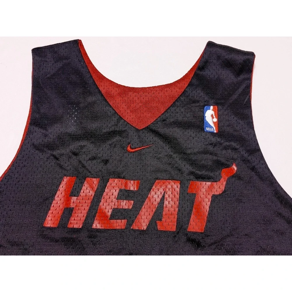 Vintage NIKE Miami Heat Alonzo Mourning‎ Reversible Practice Jersey XXL 2XL